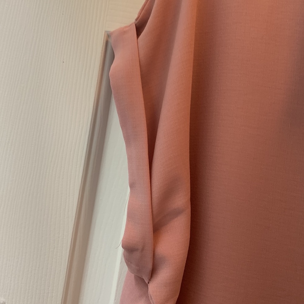Emery Rose, dusty, rose, large, short sleeve blouse - Picture 3 of 8